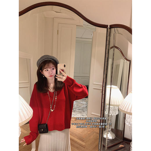 金蘑菇菇 100羊毛伞裙 黑白两色 毛衣大衣搭配的好搭档哦 商品图2