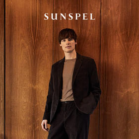 SUNSPEL秋冬男士灯芯绒无内衬西装夹克外套