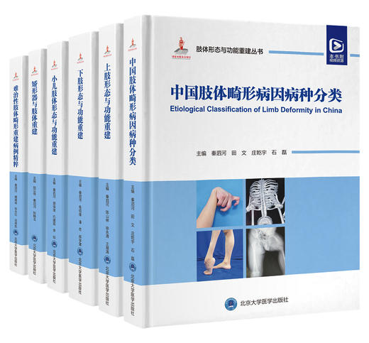 全6册 小儿肢体难治性肢体畸形重建病例精粹上肢下肢矫形器与肢体重建中国肢体畸形病因病种分类 肢体形态与功能重建丛书 附视频 商品图1