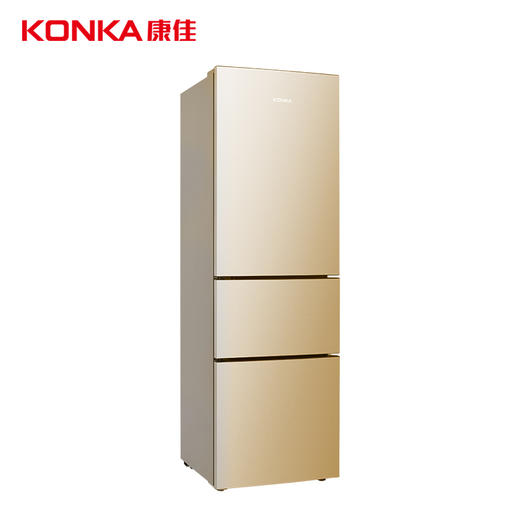 康佳206升三开门风冷电冰箱小型租房节能省电低噪冷冻冷藏 商品图1
