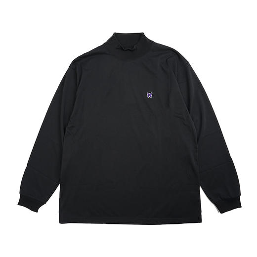 Needles L/S Mock Neck Tee - Poly Jersey蝴蝶刺绣半高领长袖T恤 商品图4