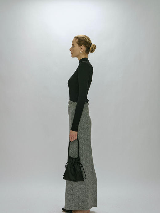 Viktoria Chan｜AW23071 Tricia knit skirt  [ 灰 ] 商品图4