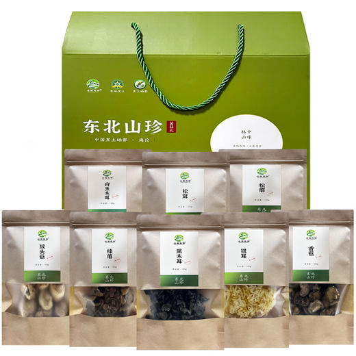【冰雪良田】海伦市 菌菇礼盒 1100g 礼盒年货节礼物送礼 商品图0