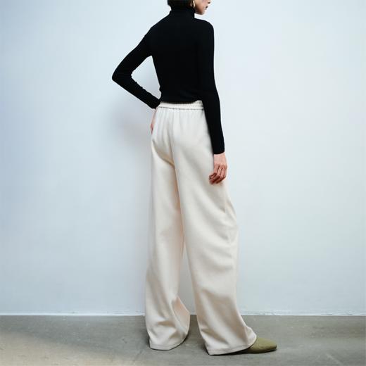 LIYIHAN肌理感阔腿长裤 Y234K12102 商品图2