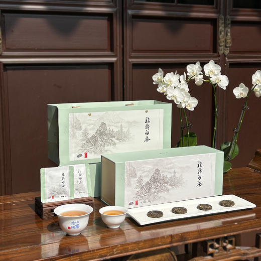 福鼎白茶三年陈韵234g礼盒6g*39包送父母送礼茶叶 商品图2