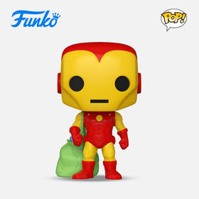 Funko POP Marvel Holiday Iron Man美漫漫威英雄假日钢铁侠与包手办 72188