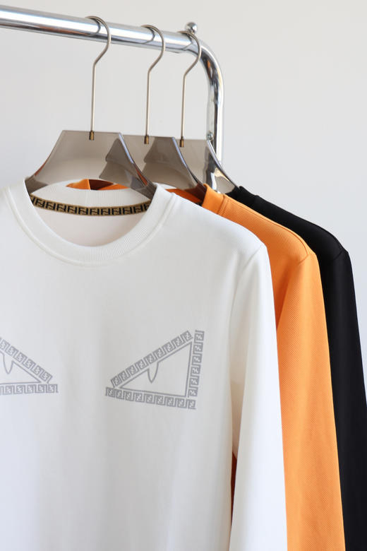 F.D 恶魔之眼 3M反光夜视 斜纹双面针织圆领卫衣 WY747 商品图1