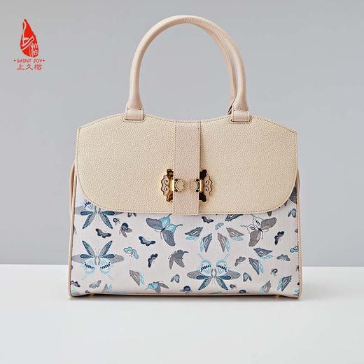 SAINTJOY/上久楷 宋锦女式拎包 福蝶·BWS18A0601 商品图9