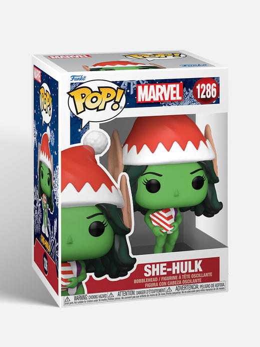 Funko POP Marvel Holiday美漫漫威英雄假日女浩克手办 72189 商品图4