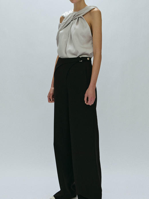 Viktoria Chan｜AW23066 sisi draped top  [ 灰 ] 商品图7