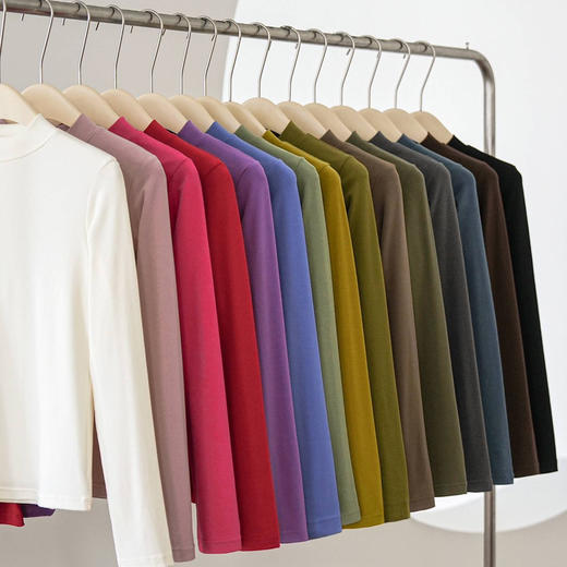 女款德绒4.0版蚕丝恒温衣（半高领） 商品图3