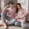 【保暖透气舒适❗️情侣睡衣】时尚简约纯棉长袖棉质春秋卡通大码睡衣女生男士薄款秋冬家居服父亲节礼物新年礼盒年货礼盒 商品缩略图3