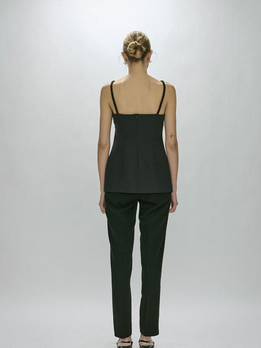 Viktoria Chan｜AW23107 Amalia pearl top  [ 黑 ] 商品图4