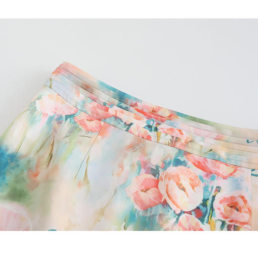 EIIR司歌印花包身裙开叉半身裙EC881405 商品图2