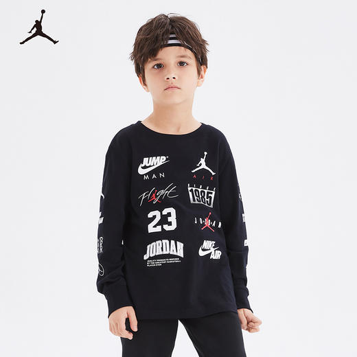 JORDAN 秋 大童小童婴童 长袖T恤 JDB-LS-B834 商品图5