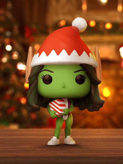 Funko POP Marvel Holiday美漫漫威英雄假日女浩克手办 72189 商品图2