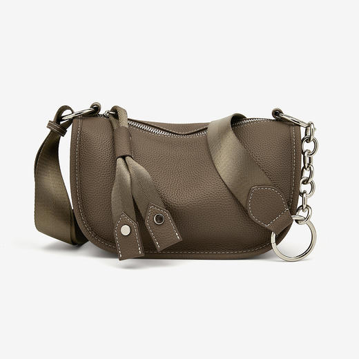 Safiya/索菲娅2023新款头层牛皮爆款腋下包单肩包女士斜挎包SF9136051Y 商品图5