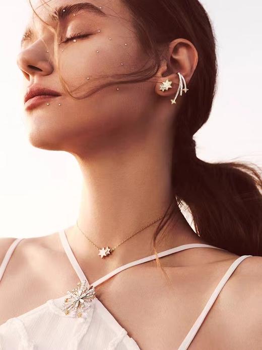 现货 THS 10.21-无 hefang家 雪花系列耳钉/耳扣/戒指/项链 CU1120 商品图2