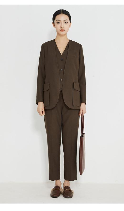 2楼名邦咖啡/浅灰经典精纺羊毛西装外套2色 商品图5