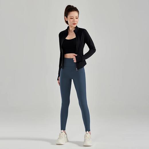 爱帝秋冬小暖绒高弹绵柔云感运动紧身裤加绒保暖打底外穿蜜桃臀瑜伽裤2237135811 商品图5