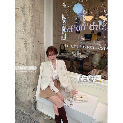 M码 金蘑菇菇【黑标手工坊 世家限定】世家限定 v领衬衫 现货 商品图3