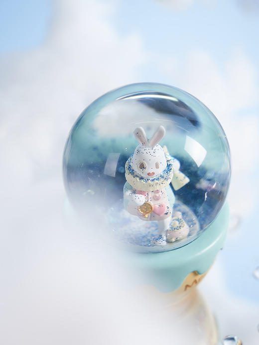 【米舍】大英博物馆爱丽丝怀表兔发光水晶球摆件 商品图2