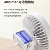 【小家电】几素4000mAh夹桌两用可充电电风扇小型学生宿舍夹子小风扇桌面办公台式迷你随身婴儿车床头 F7-B HF 商品缩略图1