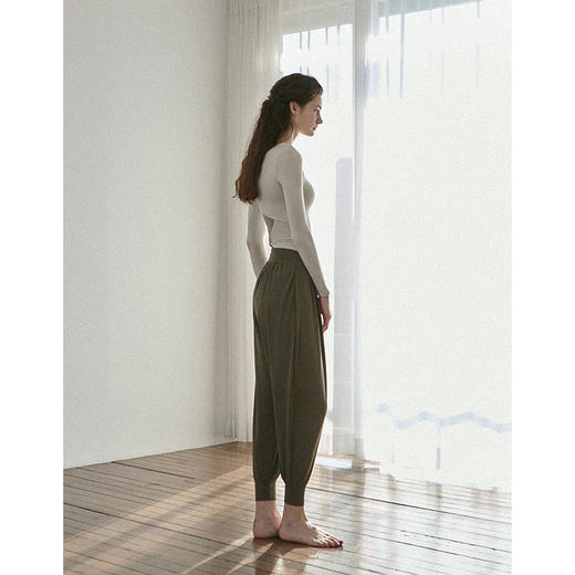 跃牌【洛水之神系列】无尺码宽松运动罩衫网纱透气瑜伽服上衣 HN171 商品图2