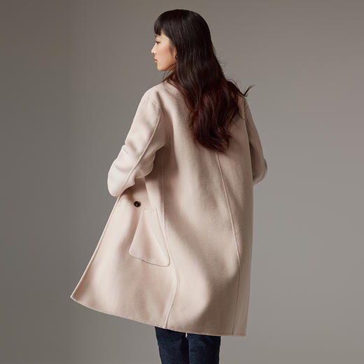 IN AND ON 经典显瘦手工羊毛大衣22602 商品图4