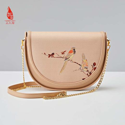 SAINTJOY/上久楷 宋锦斜背包 鹊上枝头 BWS23B0902 商品图0