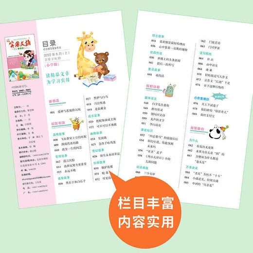 对接教材，聚焦考点！【6-15岁】中小学生《实用文摘》2022年珍藏礼盒3辑全60册 入选多家省级考试中心储备题库，连续多年“撞衫”小升初及中考试题！ 商品图7