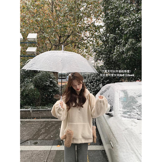 金蘑菇菇 fluffy可爱冬日 保暖穿搭组/可爱卡通刺绣休闲风毛衣 商品图5