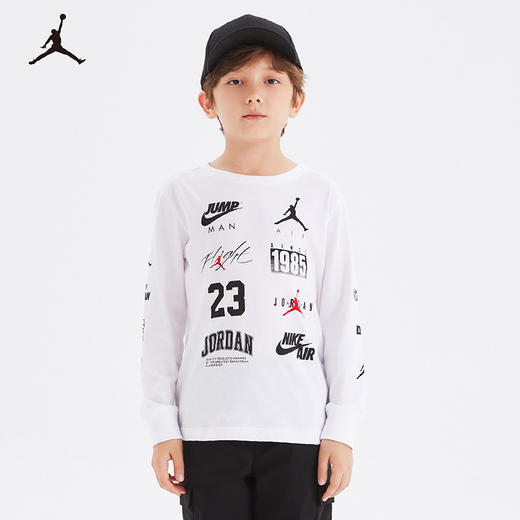 JORDAN 秋 大童小童婴童 长袖T恤 JDB-LS-B834 商品图1