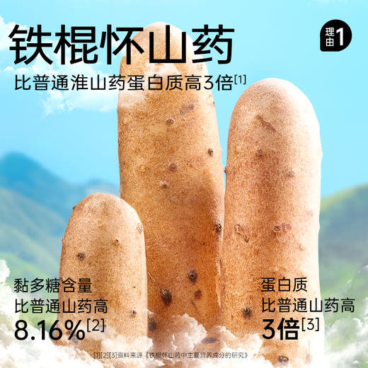 严选 | 老金磨方铁棍山药粉 480g/罐 优质食材 呵护脾胃 商品图1