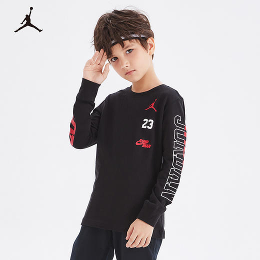 JORDAN 春 大童 小童 婴童 长袖T恤 JDB-LS-B254 商品图0