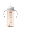 贝亲自然离乳重力球吸管奶瓶奶嘴 PPSU塑料奶瓶带手柄240ml/330ml 商品缩略图4