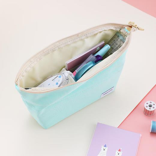 国誉笔斜面翻折笔袋 WSG-PC242GY 商品图4