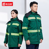 冬季环卫棉服加厚保暖棉衣保洁园林路政反光条清洁工工作服可拆卸 商品缩略图4