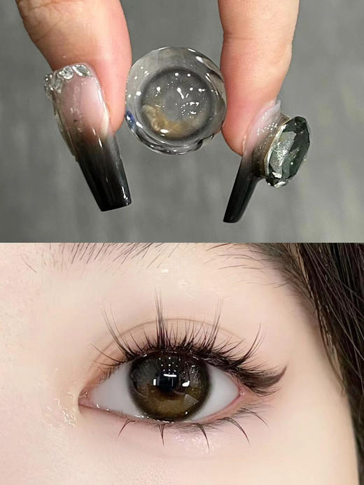 店主推荐丨碎钻黑金·Leenscolor丨14.5mm实际上眼效果14.2mm（半年抛/2片装） 商品图9