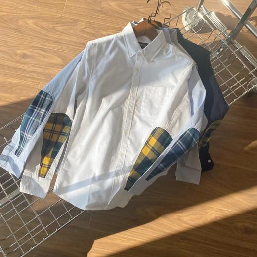 秋冬新款男士纯棉牛津纺衬衫 商品图0