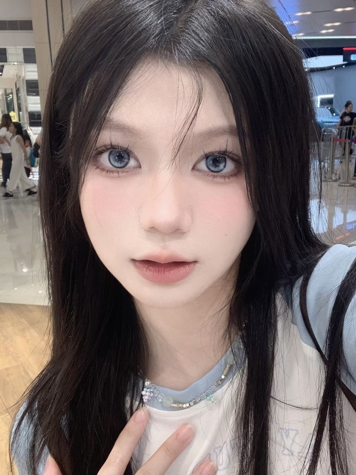 SUGARPLUM 年抛隐形眼镜 蓝莓派 14.2mm 1副/2片 左右度数可不同 - VVCON美瞳商城