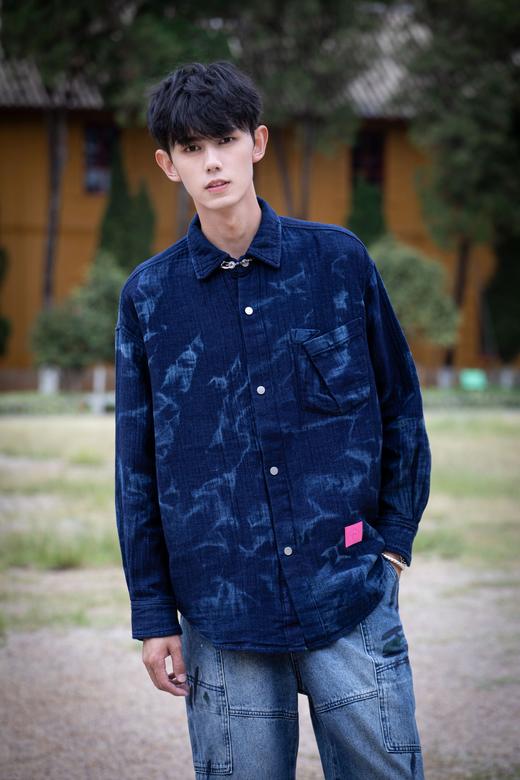 W332525186潮流牛仔衬衫外套 商品图3