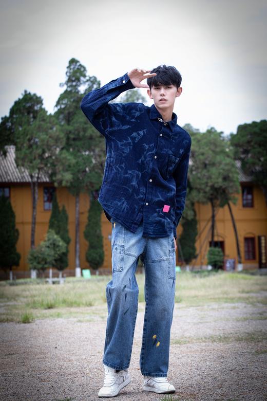 W332525186潮流牛仔衬衫外套 商品图6