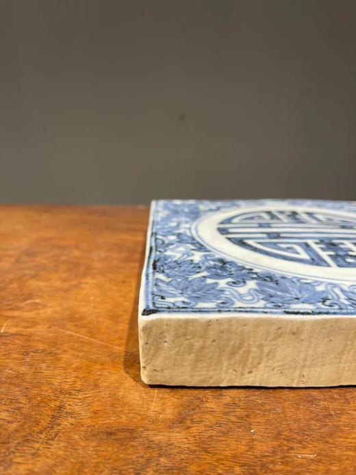 瓜藤团寿纹青花瓷地砖，顺丰包邮 商品图8