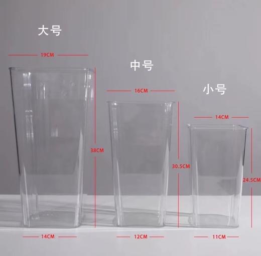 【亚克力透明养花桶】透明养花桶/圆桶/方桶 商品图2