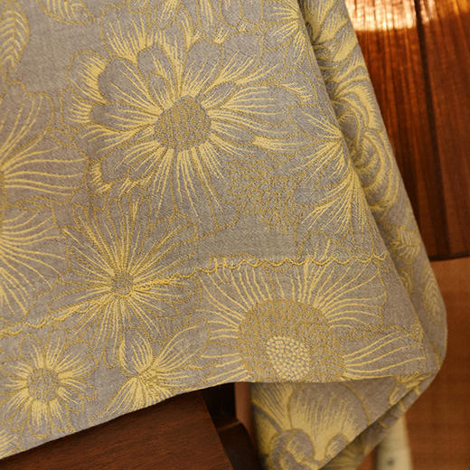 复古花卉提花钢琴巾钢琴凳罩北欧现代简约钢琴罩全罩新款钢琴巾 商品图2