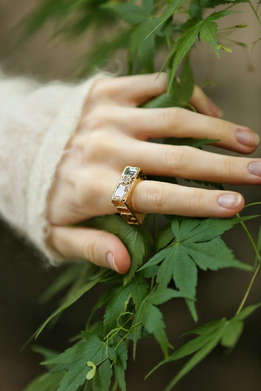 SOL DE VERANO 半岛苒美系列地脉熔曜戒指 商品图2