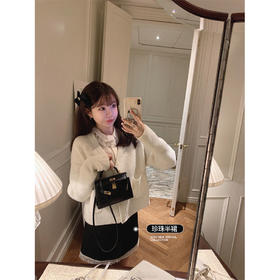 金蘑菇菇 英式格拉冬日/ 10羊绒 极简轮廓感 中长款大衣