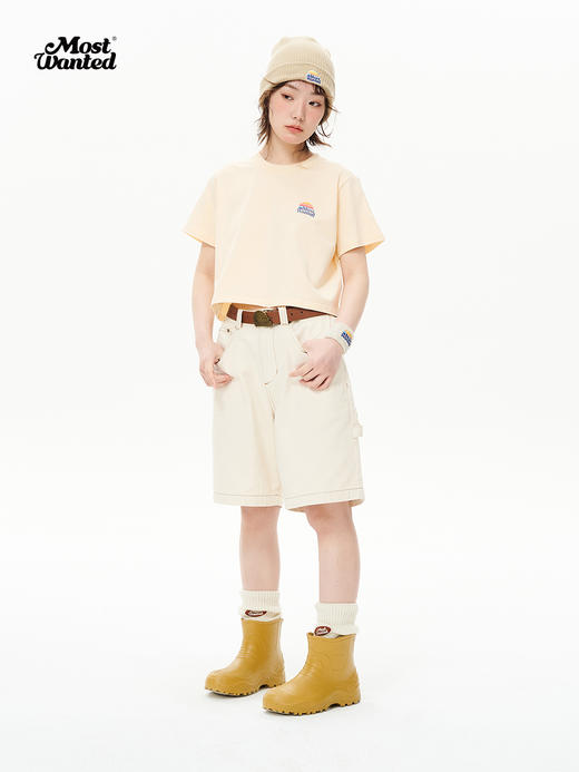 mostwantedlab彩虹/MWL-2312174/彩虹印花短袖短款 商品图3