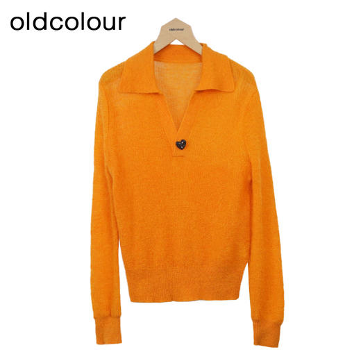 oldcolour简约气质针织衫秋季新款宽松时尚百搭毛衣女O34052407 商品图2
